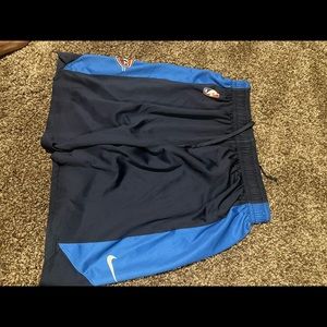 Nike nba thunder player practice shorts size XL